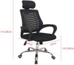 Headrest high-back office seat - Image 5