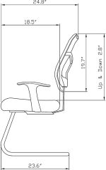 Lorell guest chair - Image 4