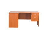 1.2m curved office desk - Image 4