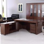 L-shaped 1800mm executive table - Image 4