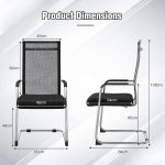 Mesh-back office visitor seats - Image 3