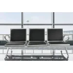 Heavy-duty three link office bench - Image 4