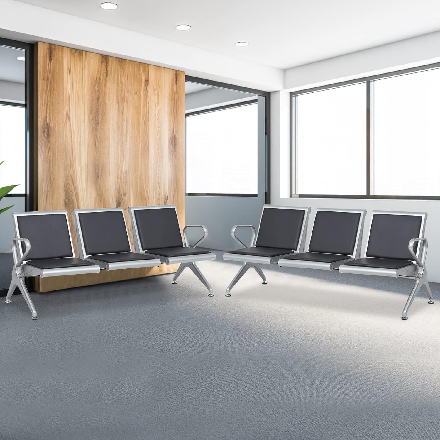 71KsCV5lmBL._AC_SL1500_.jpg Heavy-duty three link padded bench - Image 1