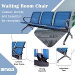 Office 3-Seater Reception Bench - Image 6