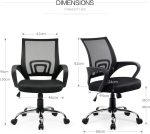 Clerical ergonomic mesh-back office chair - Image 3