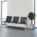 MS Waiting Chair For Hospital Seating Three Seater