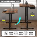 1.4 Meters Electric Height Adjustable Standing Desk - Image 3