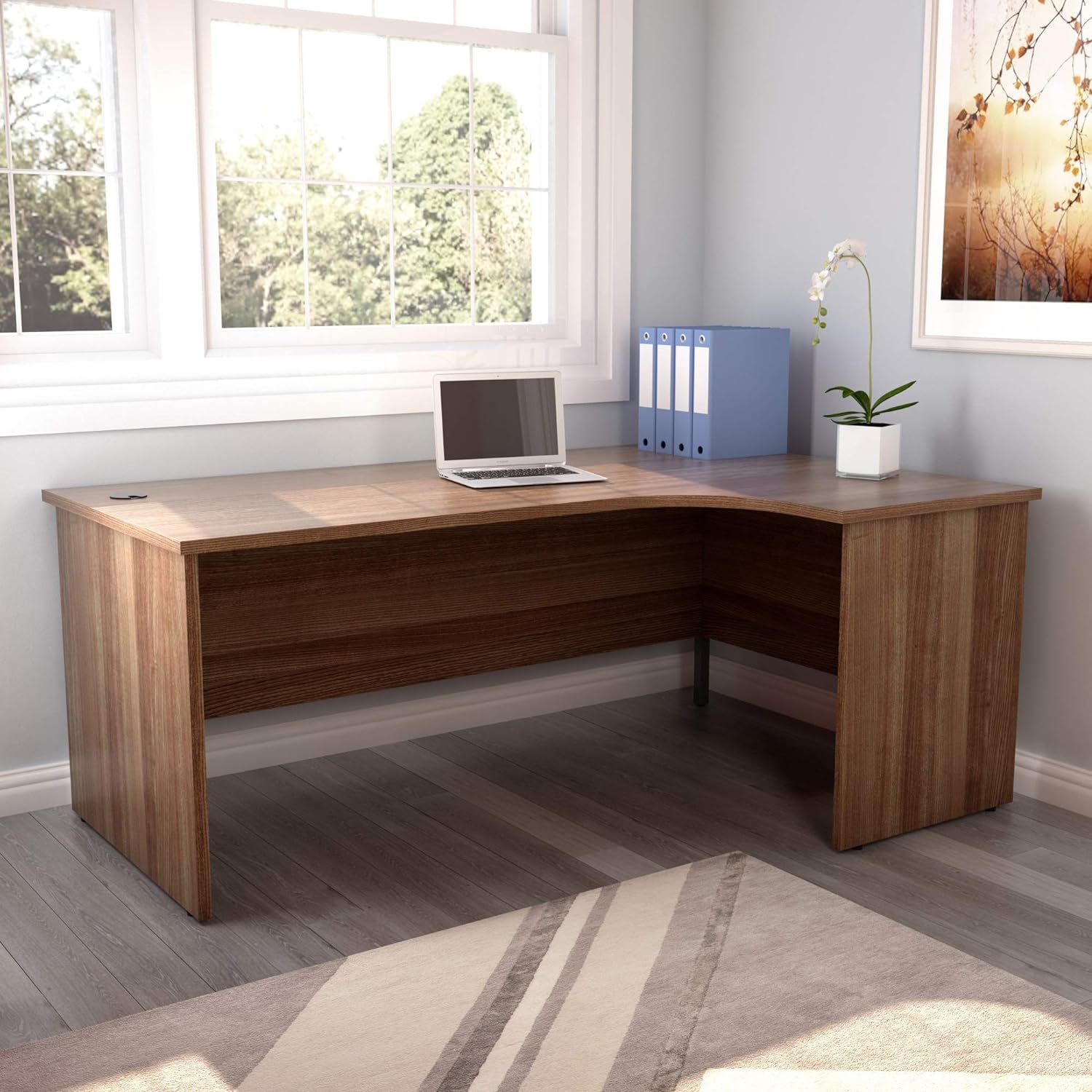 81zGvn5WglL._AC_SL1500_.jpg 1.2m curved office desk - Image 1