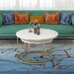 Pair marble tables - Image 6