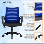 Mid-Back Ergonomic Home Office Chair - Image 13