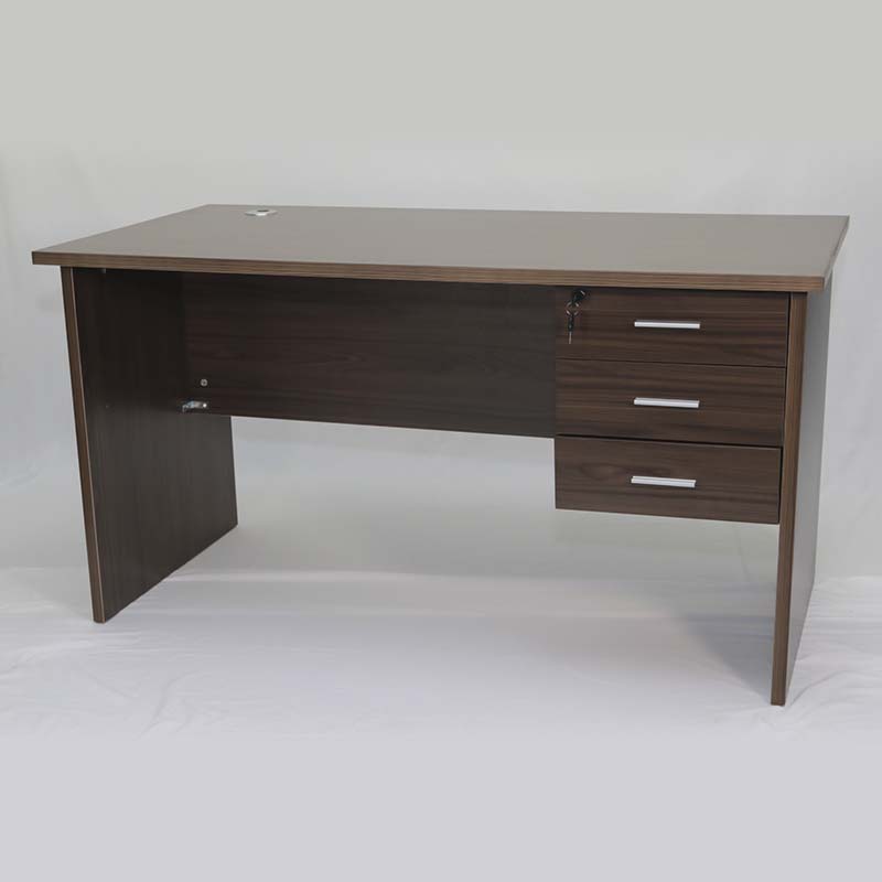 Escritorio-Roberto-madera-laminada-color-marron.jpg 1200mm home office study desk - Image 1