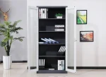 Full glass metallic office cabinet - Image 4