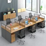 Two way modular office workstation with storage - Image 5