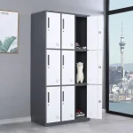 9-Locker metallic office cabinet