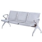 3-link heavy duty non-padded waiting bench - Image 3