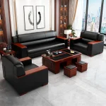 Corporate 5-Seater Leather Sofa - Image 4