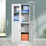 2-Door metallic office storage cabinet - Image 3