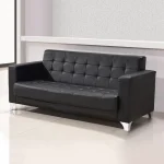 Office 5-Seater Leather Sofa - Image 5