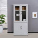 2-Door metallic office cabinet - Image 3