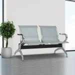 Two seater office reception bench