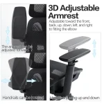 Lakosha High Back Mesh Ergonomic Task Chair - Image 7