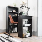 Modern Desk with Shelves