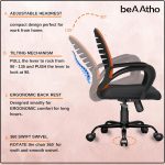 Mid-Back Ergonomic Home Office Chair - Image 6