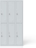 6-Locker Steel Office Storage Cabinet - Image 5