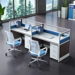 Two way modular office workstation