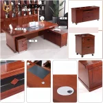 1600mm executive office table (Mahogany) - Image 3