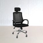 Headrest high-back office seat