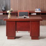 Mahogany study desk with 03 drawers
