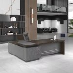 L-fashioned 1800mm executive desk - Image 2
