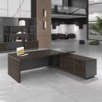 L-fashioned 1800mm executive desk - Image 3