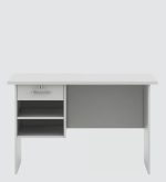 Empire Writing Table in Frosty White Finish - Image 4