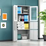 Vertical Office Storage Cabinet With Safe - Image 2