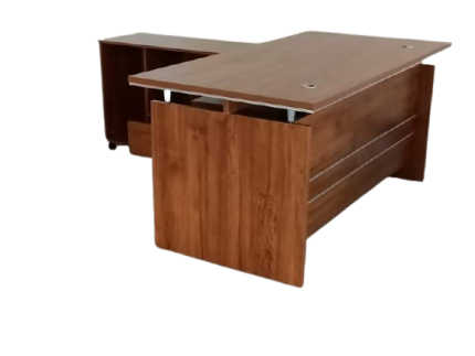 1.6 Meters executive office desk (Pure high quality wood finish with an additional side drawer)