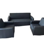 Black executive sofa