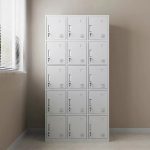 15-Locker steel office cabinet