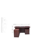 Executive Study & Laptop Table with Drawer - Image 8