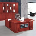 1600mm Mahogany Veneer Executive Office Desk