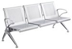 3-link heavy duty non-padded waiting bench