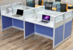 4 Way Simple Office Workstation