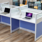 4 Way Simple Office Workstation
