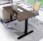 Brown Standing Office Desk