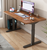 Brown Standing Office Desk