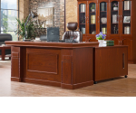 Red Mahogany Office Desk - Image 4