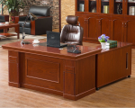 Red Mahogany Office Desk - Image 3
