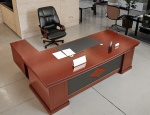 Red Mahogany Office Desk - Image 7