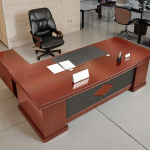 Red Mahogany Office Desk